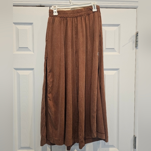 NWOT Hot Shot Slit Wide Leg Pants- Argon Oil - Picture 5 of 12